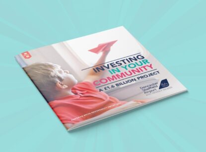 Campaign brochure for Doncaster Sheffield Airport