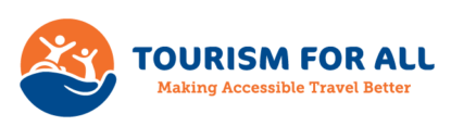 Tourism for All logo in full colour