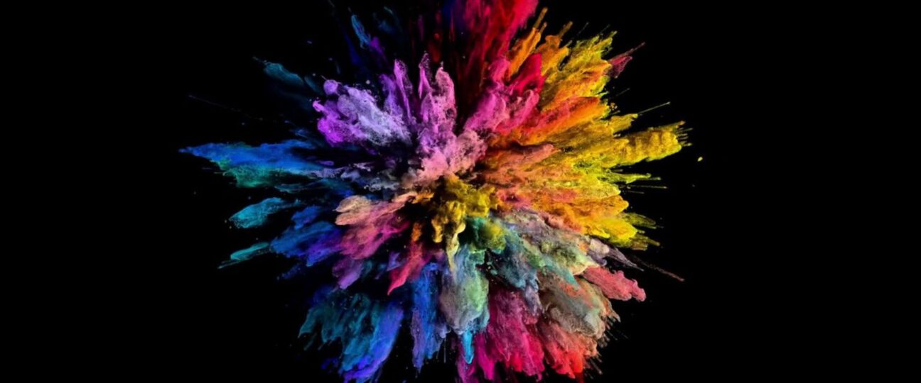A burst of colour