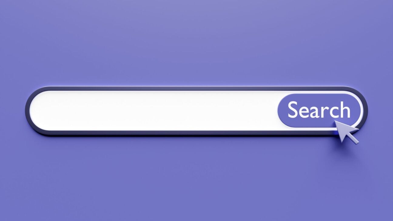 A search engine search bar