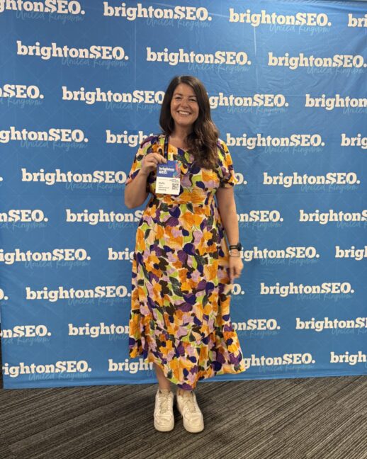 Holly at brightonSEO
